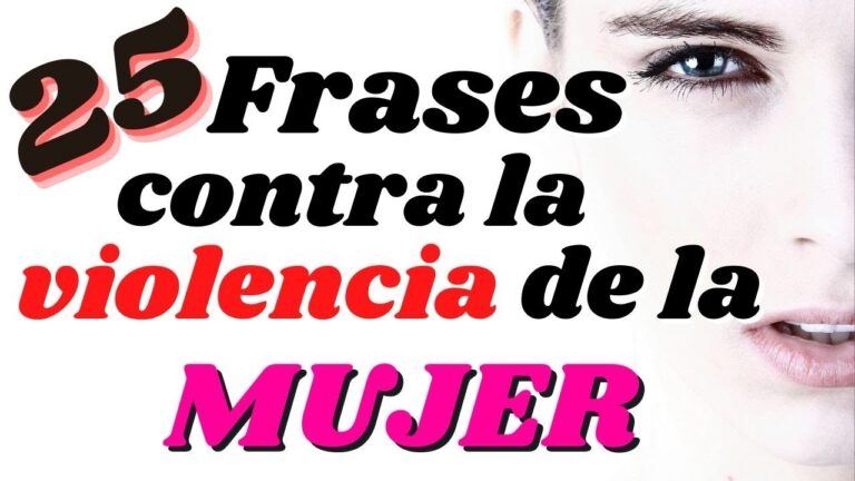 Frases impactantes contra el maltrato a la mujer: ¡Di no a la violencia